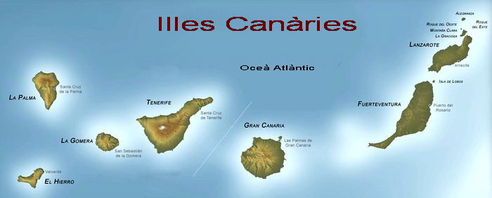 Mapa Canàries
